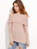 The Shoulder High Low Foldover Sweater The Shoulder High Low Foldover Sweater