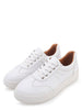 White PU Rubber Sole Low Top Sneakers White PU Rubber Sole Low Top Sneakers