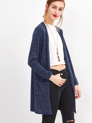 Purple Pockets Long Cardigan Purple Pockets Long Cardigan